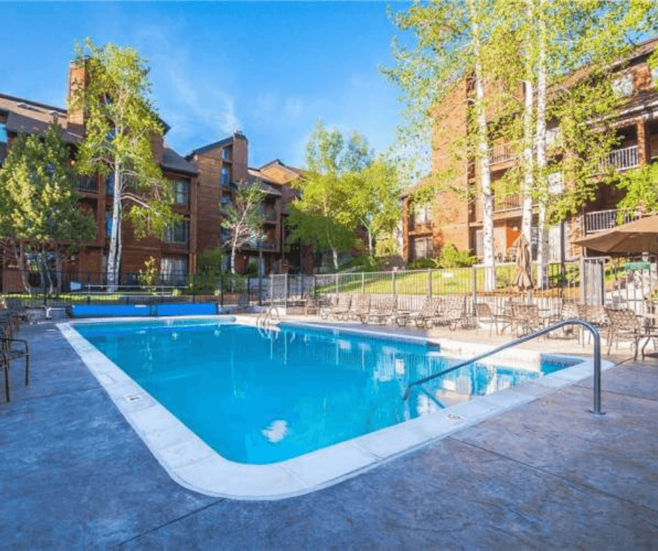 Community Pool at Timber Run in Steamboat Springs, Colorado