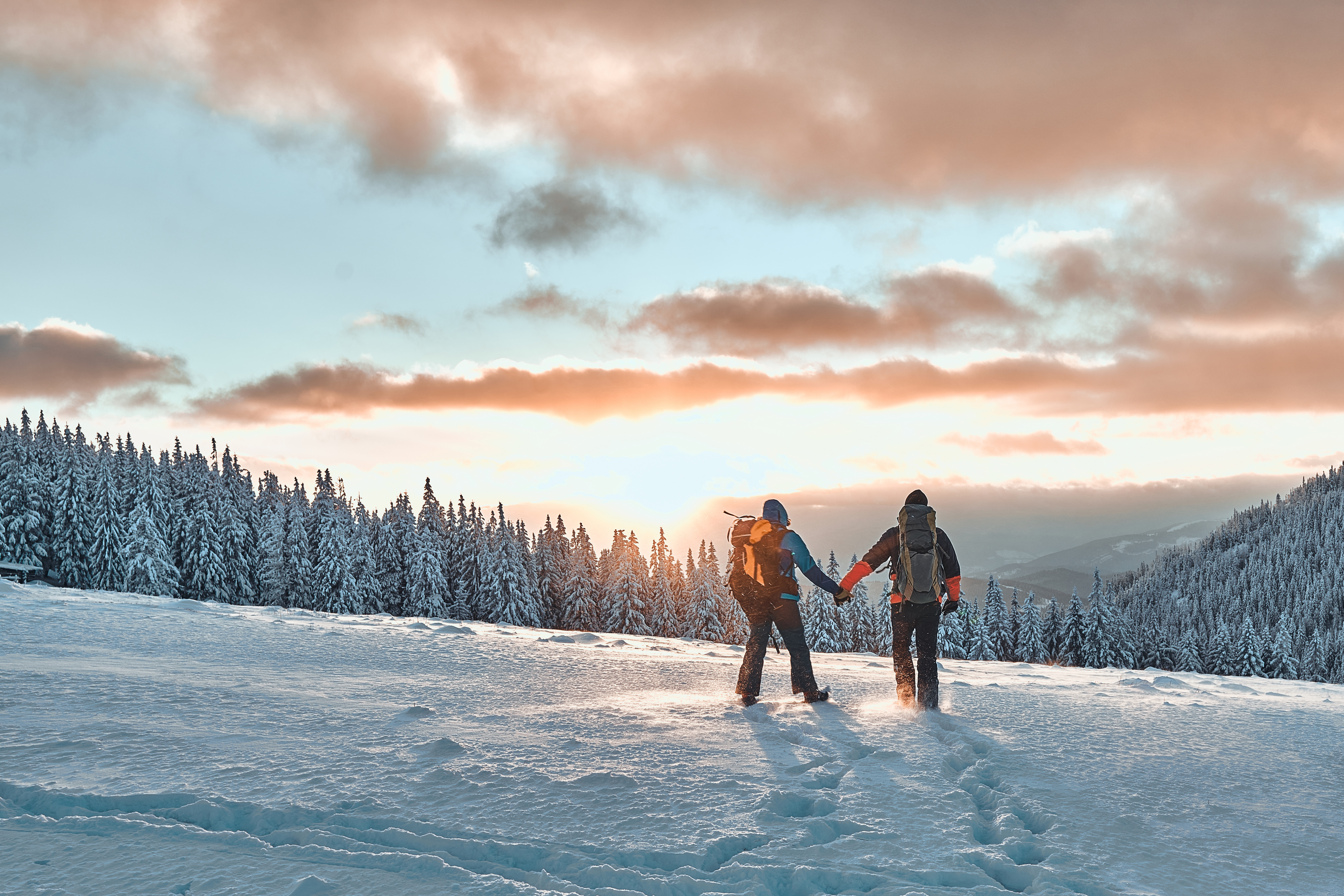 winter hiking